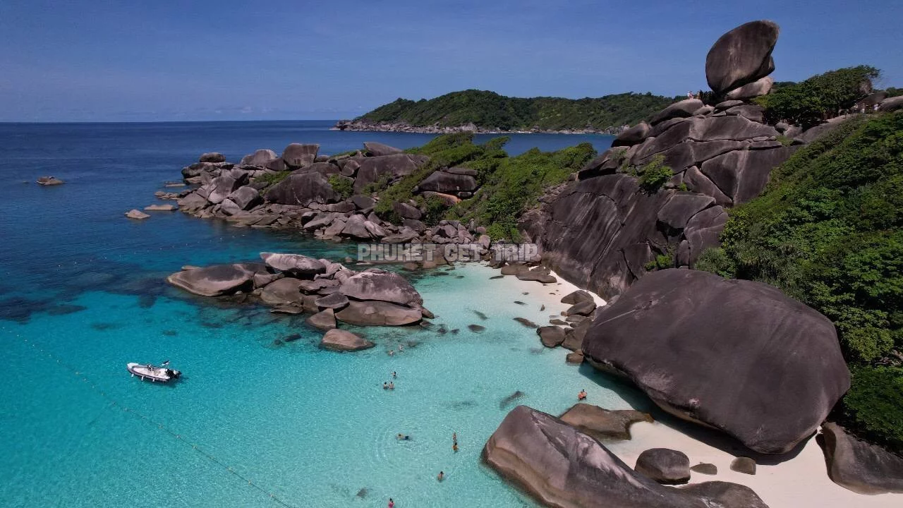 Симиланские острова на катере из Као Лак